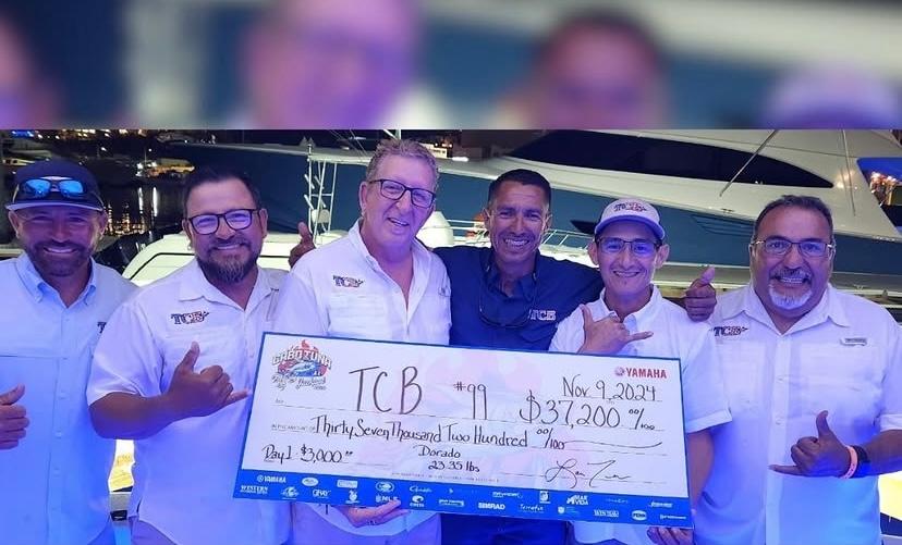 TCB crew with $37,200 tournament winning check
